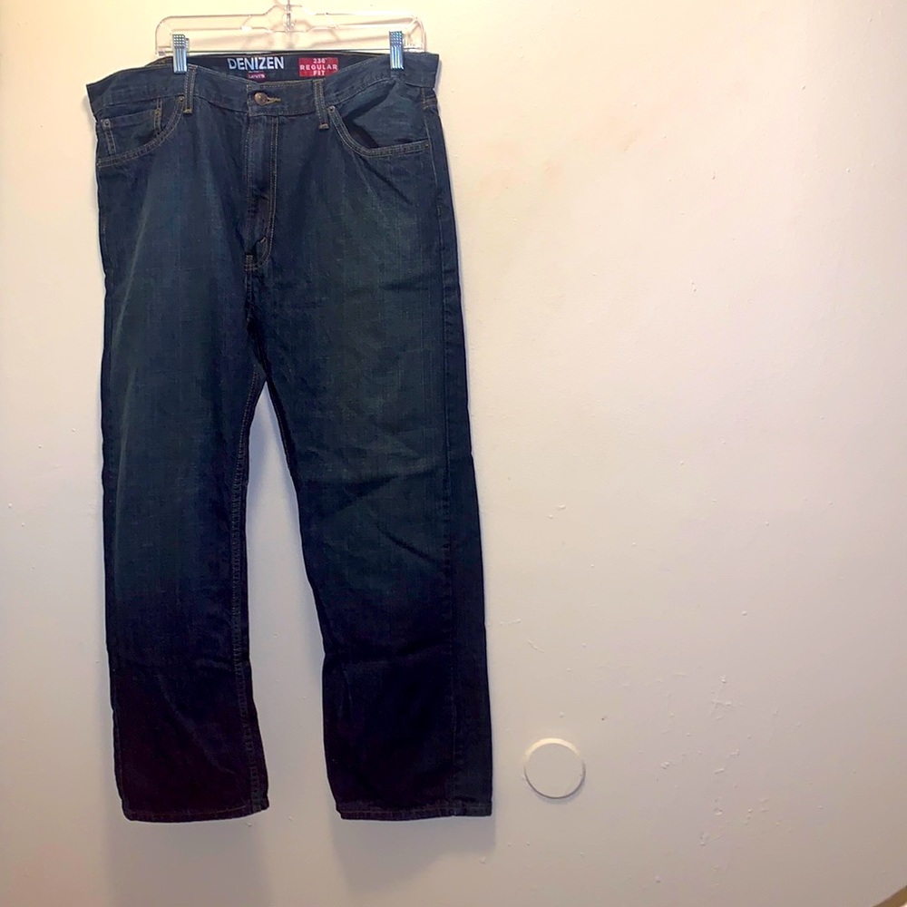 Denizen Levi’s 236 Slim Dit Mens Dark Blue Jeans size 40x30